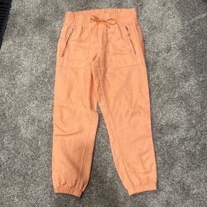 Athleta Cabo Linen Jogger Pants Size 4P